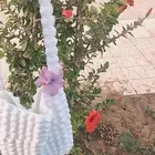 شنط كروشيه متوفر تغير الالوان صنعت بكل حب