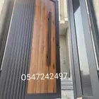 ابواب حديد كلادينج والمنيوم