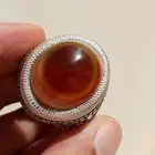 خاتم عقيق سليماني هندي صياغة غلام اليدوية