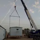 ونش كرين سطحه بوم تراك نقل غرف نقل بركسات نقل مولدات