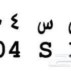 لوحة سيارة 2004