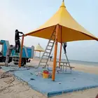 خيام مظلات مواقف سيارات برجولات جلسات خارجيه