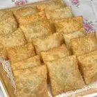 سمبوسه البف الحجازي باللحم المفرومه البلدي المدينه المنوره