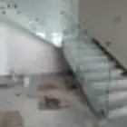 درابزين سلم استانلس ستيل و زجاج 8مم سيكوريت مقاوم للكسر