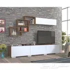 طاولة تلفزيون موديل Free ابيض او خشبي