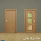 ابواب خشبية حديثة