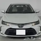 نبيع تويوتا كورولا 2022 سعودي بدي وكاله 1500cc ابيض لؤلؤي