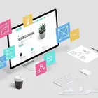 تصميم موقع الكتروني بروفايل شركة وايميلات