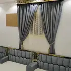 جميع تفصيل الكنب والمجالس وستائر وتنجيد
