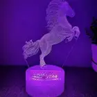 ديكور ليلي مضاء 7 ألوان مضاء (الخيل)