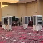 تأجير مكيفات اسبلت فرش وكراسي جلسات ارضيه