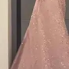 فستان للبيع لون لحمي مقاس LX