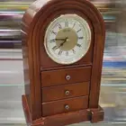 ساعة مكتبية من ماركة سيكو ب500 ريالخشب اصلي قديمة مخزنة