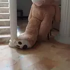 كما في الصوره دميه بطول المترين