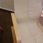 كرسي هزاز ايكيا نظيف جدا بدون تلبيسه هوكرسي دوار أطفال مكتبي