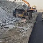 بناء الحجر وقص الأرض وتكسير الصخور