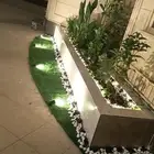 أعمال احواض زراعية وتركيب وتوريد ثيل طبيعي تصميم حديقة مودرن