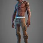 سكنات نادرة فورت نايت   ترافس سكوت
