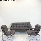 طقم كنب مكتبي جلد