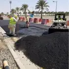 تركيب جميع انواع الزفلت جديد ومبشور بالمتر والقطوعه