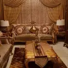 طقم كنب كلاسيكي ذهبي فاخر جدا