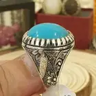 خاتم فيروز كرماني صافي وفاخر