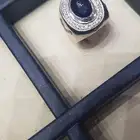 خاتم فضة مع ألماس