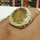 خاتم ياقوت اصفر أفريقي