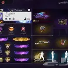 حساب فري فاير مشحون فيه 5557 جواهر