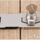 قفل ذاتي القفل بمفتاح مشبك عالي التحمل مع 2 مفتاح