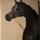 لوحة جدارية مرسومة يدويا