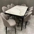 طاولات طعام رخام ب اشكال جديده