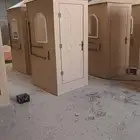 حمامات متنقله دورات مياه متنقله مجهزه بلكامل عربي افرنجي