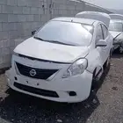نيسان صني موديل 2014 تشليح قطع ماكينه جربوكس كل القطع موجوده