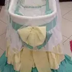 تخت بيبي مع لحاف تخت للأم