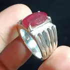 خاتم ياقوت احمر وصياغه ثقيله