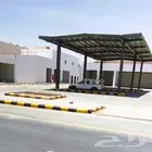 مرافق محطة بنزين للإيجار حي النظيم تقاطع ش التراث مع الندوة