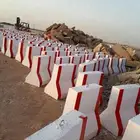 حواجز خرسانية قواعد انارة