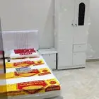 سرير بوكسيات خشب ومراتب طبيه