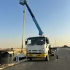 ونش بوم تراك للإيجار (مشاوير يومي شهري)   لأعمال التركيب وا