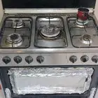 بوتوجاز غاز خمس عيون مع فرن بدون يد لباب الفرن أداء جيد جدا