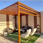 جلسة حديقة _ جلسة من حديد _ مظلات جلسات _ المظلات الحدائق