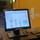 كاشير ضمان سنتين بيكون معاه طابعه فواتير وصندوق نقود وبرنامج