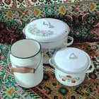 أواني غضار صناعة روسيا قدور وحافظه حليب وسمن