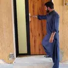 باب كلادينج باب حديد سواتر ليزر ديكور