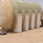 خزان ماء للبيع 75.000الف التر فيبر لأمريكي