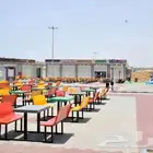 بسطات للتقبيل في سوق الشاطئ