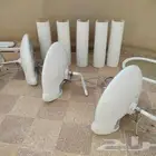 مغاسل الخزف السعودي نظيفه عدد خمس بملحقاتها
