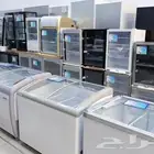 تلاجات عرض زجاج بانكول. تلاجات استيل. فريزرات مكشوفه.
