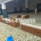 تكايات مساجد خشب مغنوا اندونيسي 18مل اسفنج الراجحي